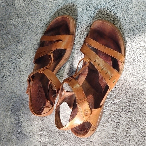Timberland Strappy Leather Sandals Sz 8 - Picture 1 of 9